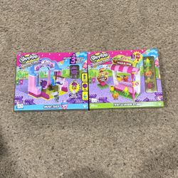2 Shopkins Music Shop And Fruit And Veggie Stand 