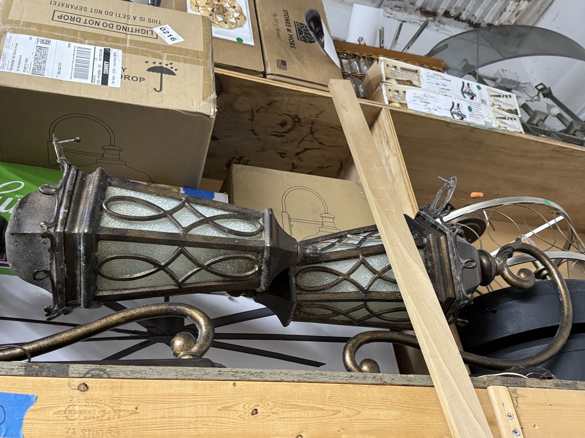 2 Large Outdoor Sconces Classic Style