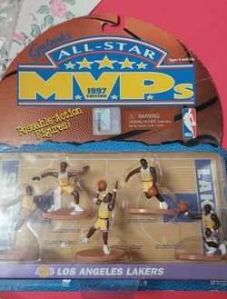 NBA Galoob’s All-Star MVP's 1997 Los Angeles Lakers Figures w Kobe Bryant