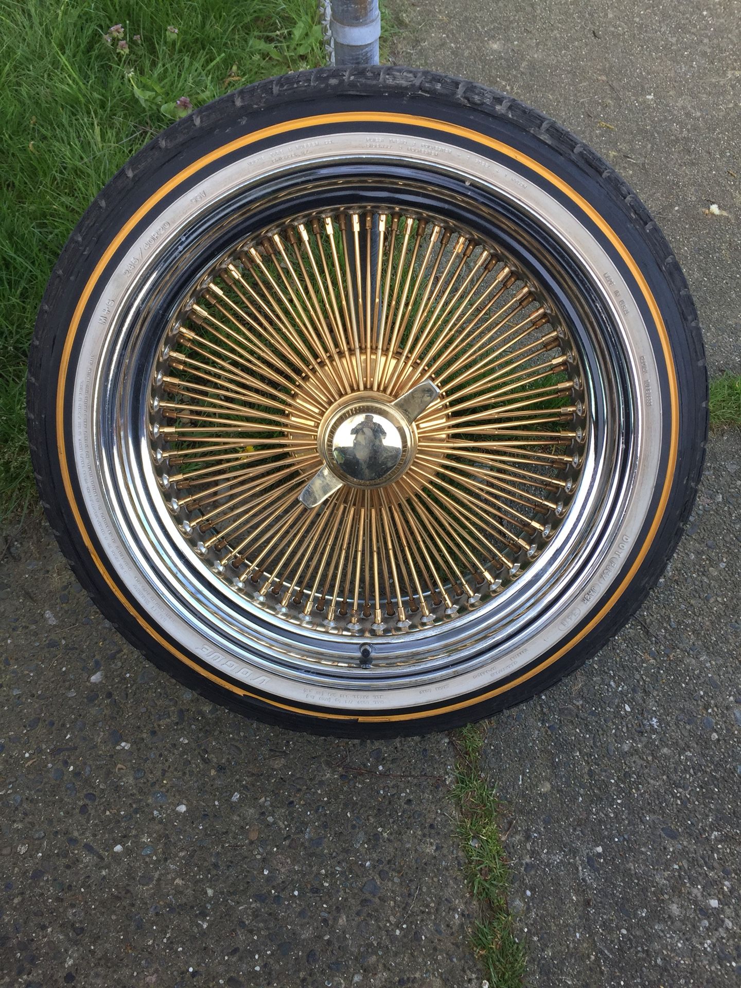 Gold 20’ Rims & Vogue Tires
