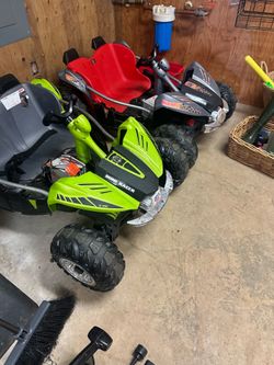 Kids Electric Ride-On Car / ATV – Green or Red
