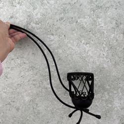 Wrought Iron Smoke PIPE design decor, Vintage