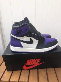 Jordan 1 - Court purple Sz 9.5