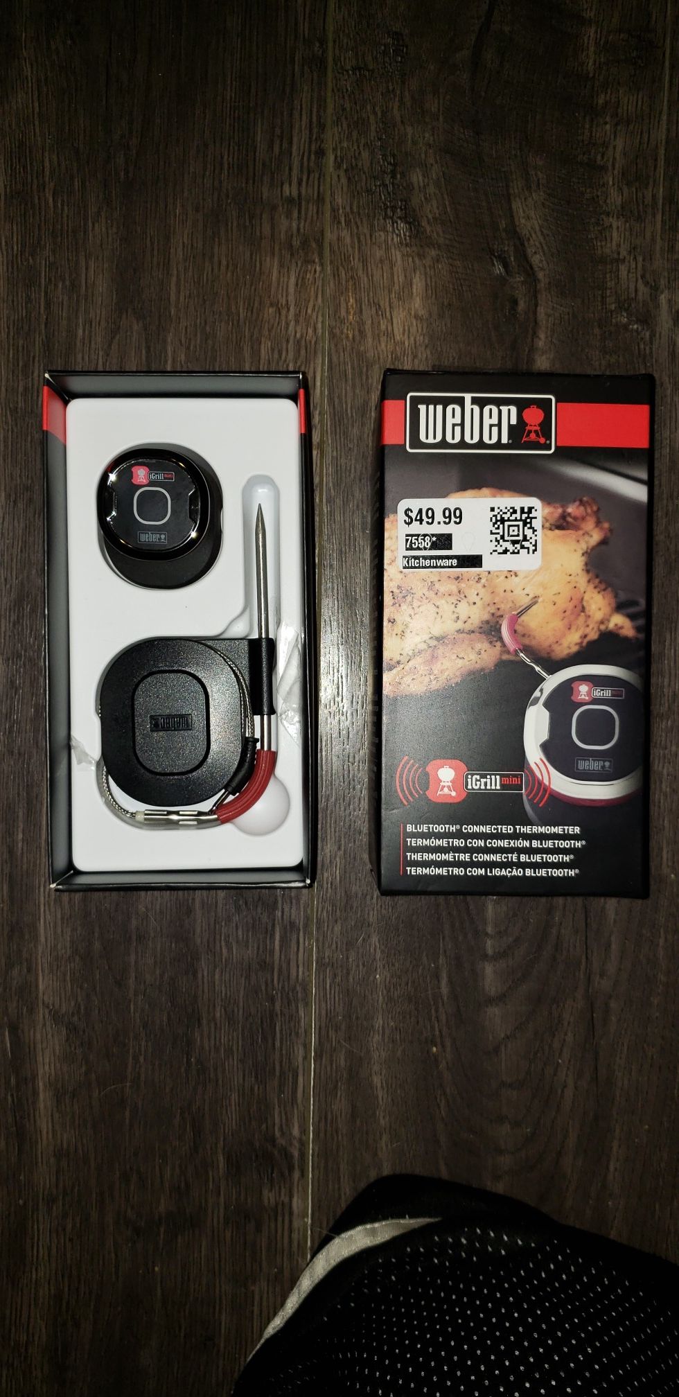 Weber Bluetooth BBQ thermometer