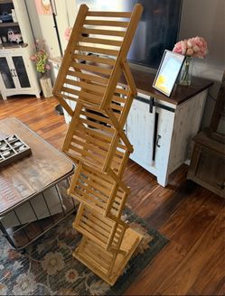 Foldable Magazine/ Photo Rack