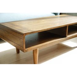 Wooden Coffee Table In Mid City 