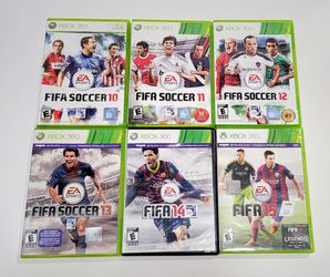 FIFA Soccer Xbox 360 Game Lot Of 6 Bundle