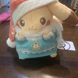 Holiday Pikachu Plush 2024