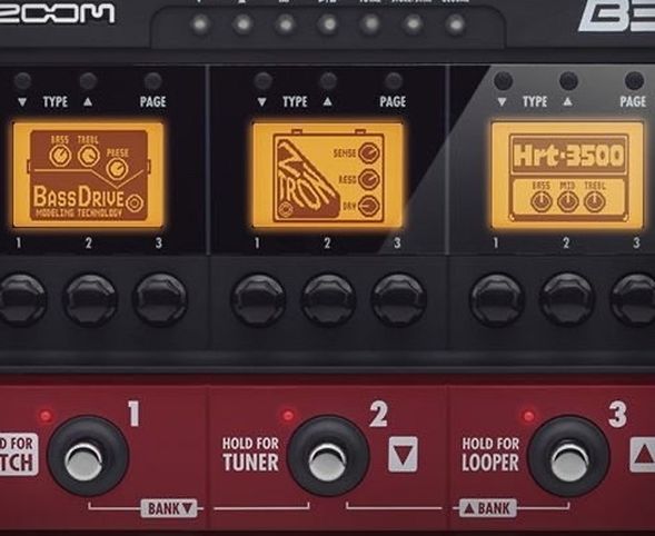 Zoom B3 Multi-Effects And Amp Pedal