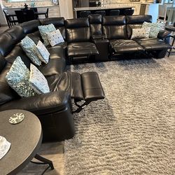 Leather sectional for sale