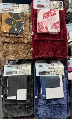 Shower Curtain W/ Bath Mats 