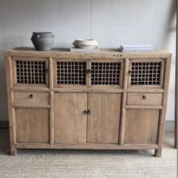 Antique elm Sideboard cabinet