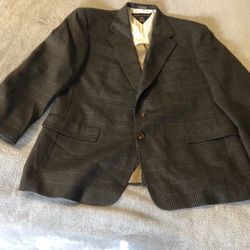 Men’s Tommy Hilfiger Worsted Wool Fully Lined Jacket Size 46 NWT