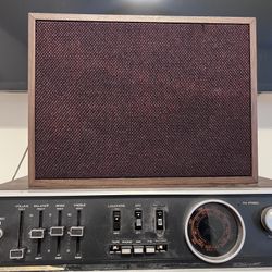 Vintage receiver Morse RR333C + Ampex 517 wide range speaker