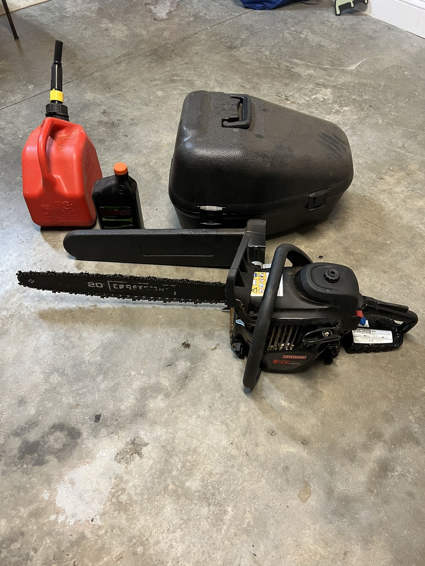Chain Saw 20 In./50cc Craftsman