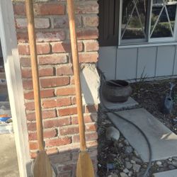 Vintage wood Boat oars