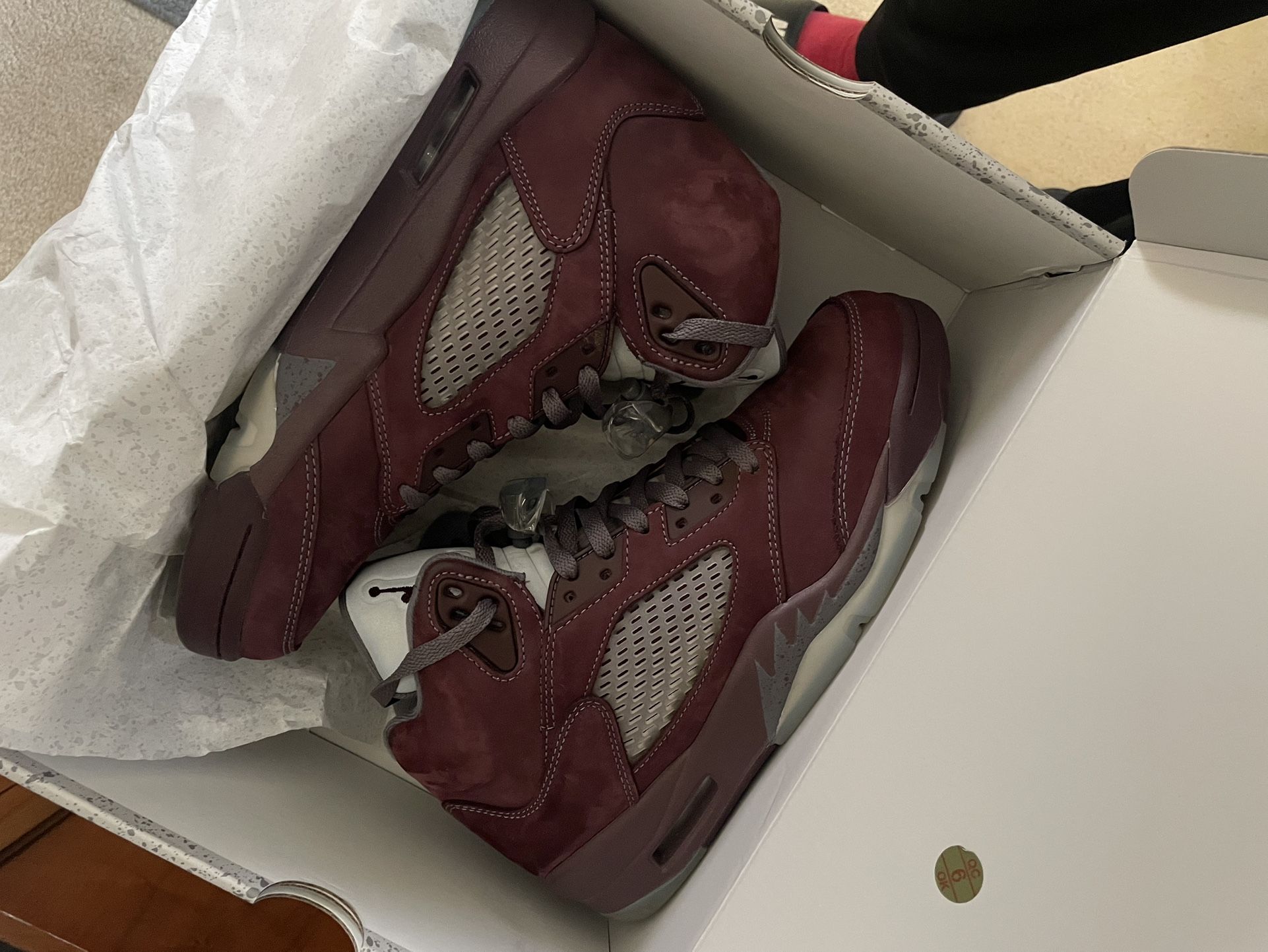 Retro 5 Burgundy