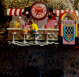 Collectable Coco Cola Sign With Clock