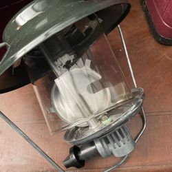 Coleman Propane Lantern Used Good Condition With Case Heater Also Trade