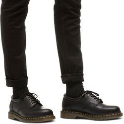 Dr Martens 8323 Black Leather 4 Eye Oxford Shoes SZ UK 10/US11 Made In England