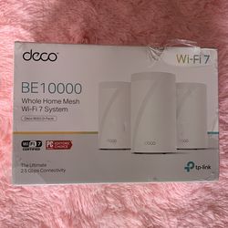 TP-Link Deco BE10000 WiFi 7 Mesh System (3-Pack) – NEW