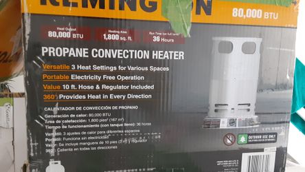 Propane convenction heater