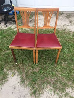 Chairs Vintage 1950's Leg-O-Matic Folding