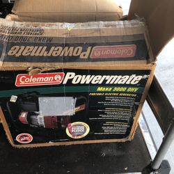 3000 Watt OHV Gas Generator Coleman Never Used