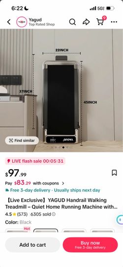 Walking treadmill