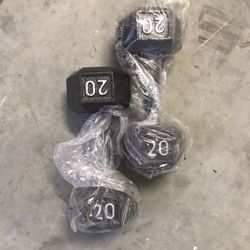 2-20lbs Cast Iron Dumbbells. BRAND NEW