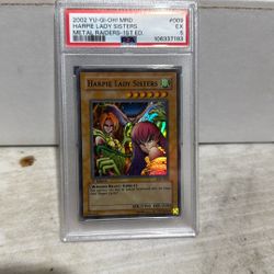 Yugioh Harpies Ladies Sisters PSA 5