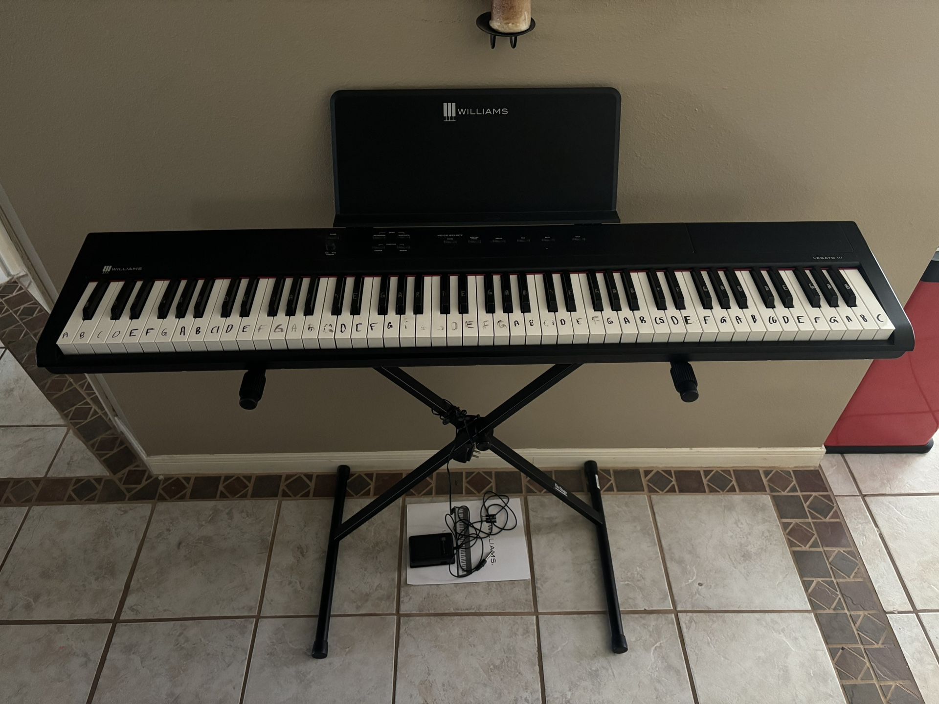 Williams Legato iii 88key digital piano Black for Sale in Humble, TX