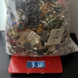 9.5 Lb Bag Of Jewelry 