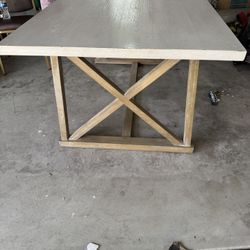 Wood Dining Table Good For Refinish/DIY