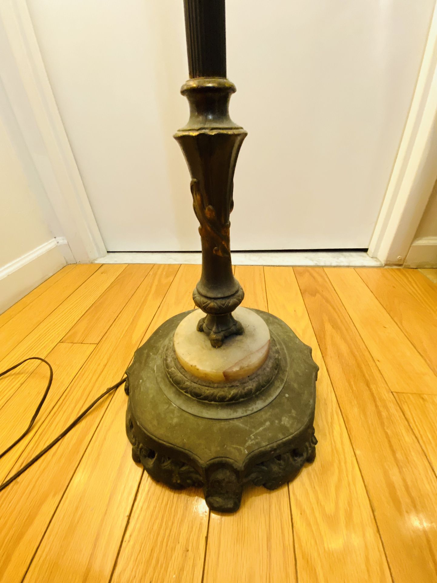 Brass made vintage antique lamp over 120 years old. 