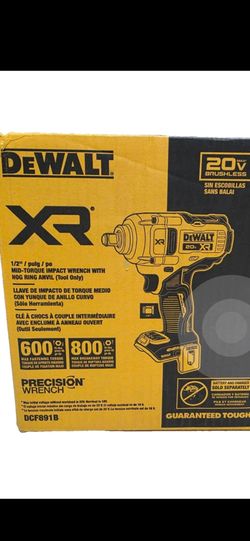 Brand New Dewalt 20v Xr Brushless Impact Wrench Mid Torque tool only $180 FIRM ON PRICE