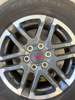 TACOMA TRD SPORT WHEELS AND TIRES