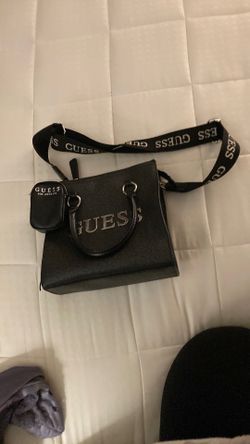 Guess coal  zipper bag
