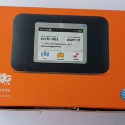 Netgear Unite  | 4G LTE | Black | Mobile Hotspot Modem | AT&T