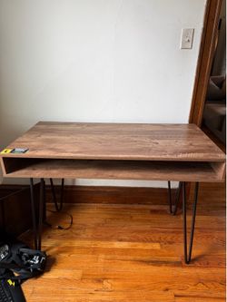 Brown desk