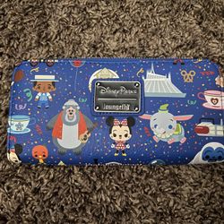 Disney loungefly blue wallet