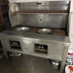 Double Burner Industrial Range 