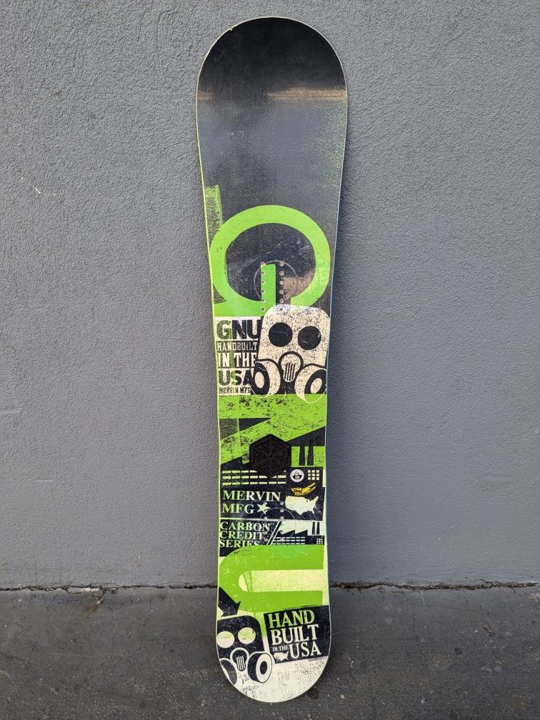 Gnu Snowboard Carbon Credit 159
