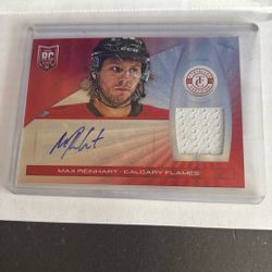 2013-14tc Max Reinhart Rookie Hi Jersey Autogtaph#164 Rare20/50 Nice!