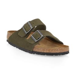 Birkenstock Arizona Suede Soft Footbed Sandals