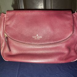 Kate Spade Burgundy Leather Bag