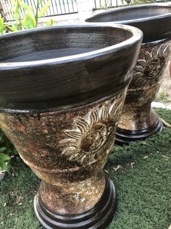 Clay pots