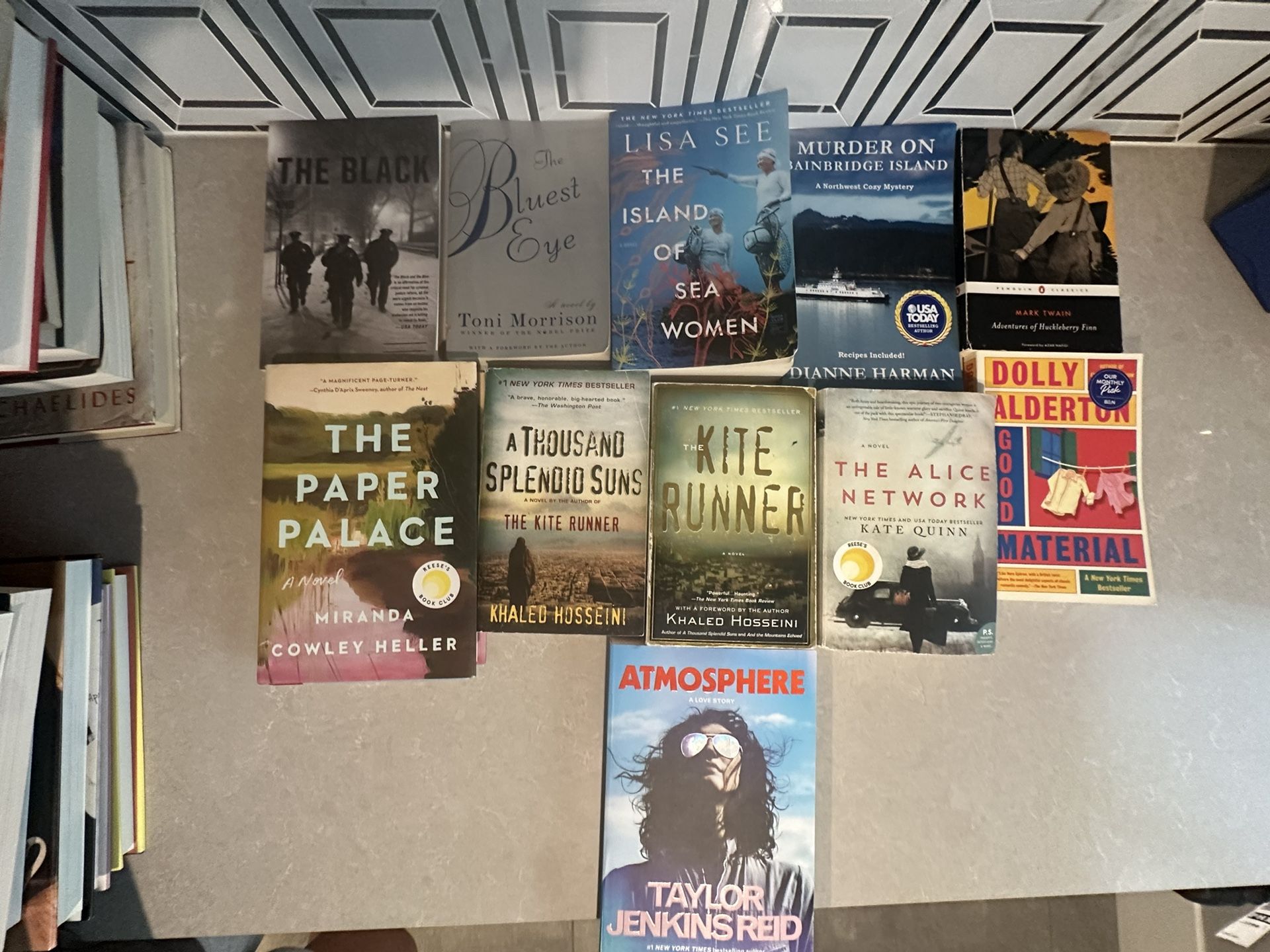 Book Lot – Taylor Jenkins Reid, Toni Morrison, Khaled Hosseini & More (11 Total) – Must Take All