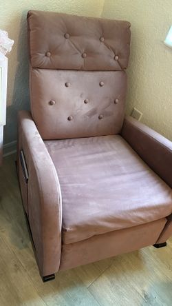 Pink rocking chair