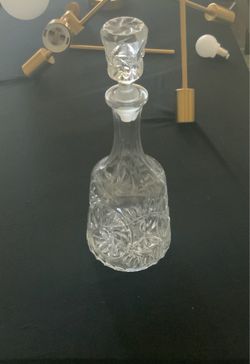 Crystal Glass Oil Set